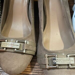 Beige shoes